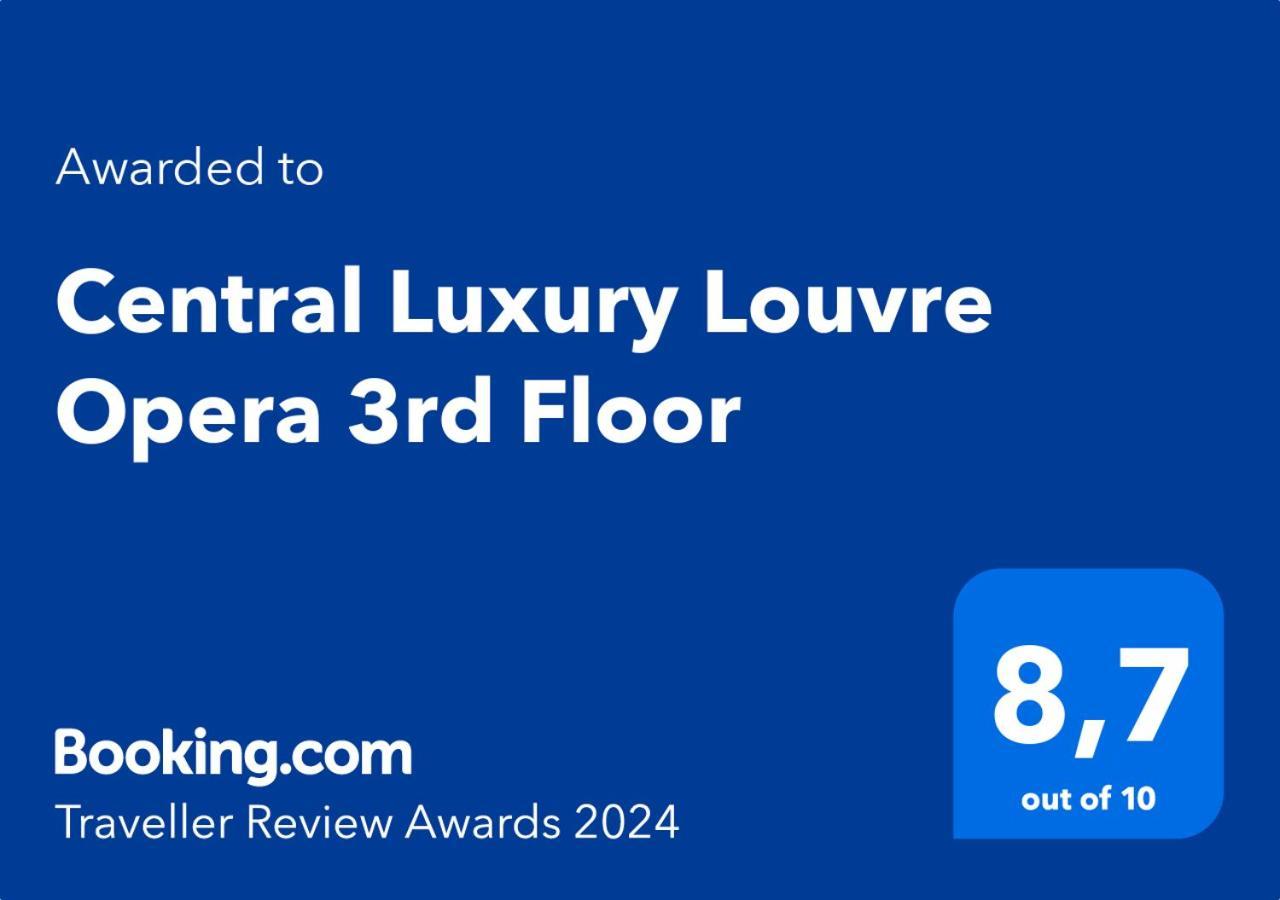 Central Luxury Louvre Opera 3Rd Floor Apartment Paris Exterior photo